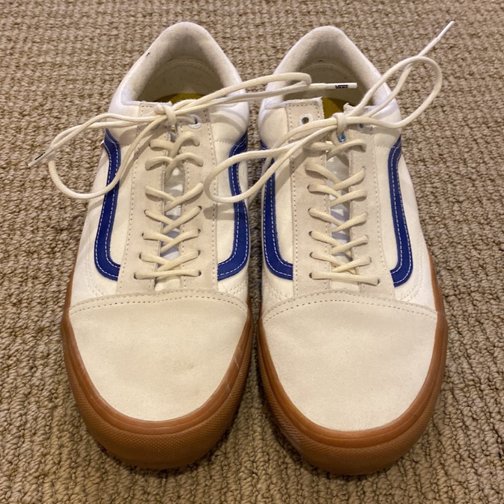 Vans Pro Ultracush Off-White / Blue Gummy Soles 12
